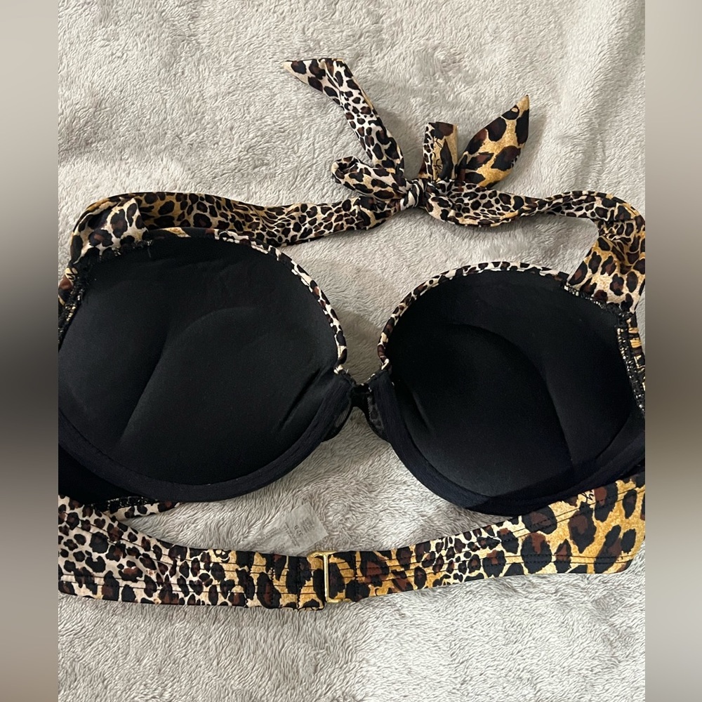 Bombshell Leopard Print Bikini Set - image 4